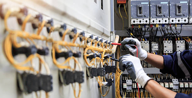 Professional Electrician technician working in Grand Mound, WA